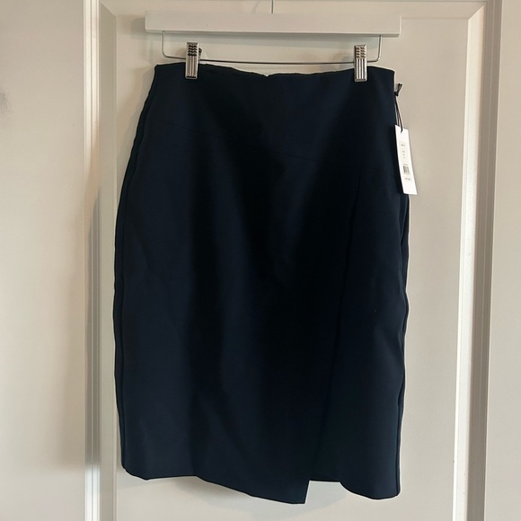 Bailey 44 Dresses & Skirts - Nwt Bailey 44 Lavinia Skirt Asymmetrical Hem Wrap Front Twilight Size 4